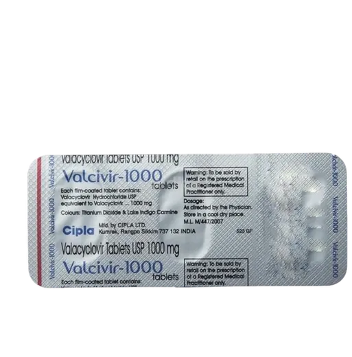 valcivir 1000mg tablet 3's